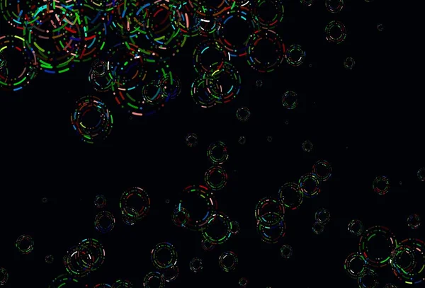 Cahaya Multicolor Pelangi Vektor Penutup Dengan Bintik Bintik Ilustrasi Abstrak - Stok Vektor