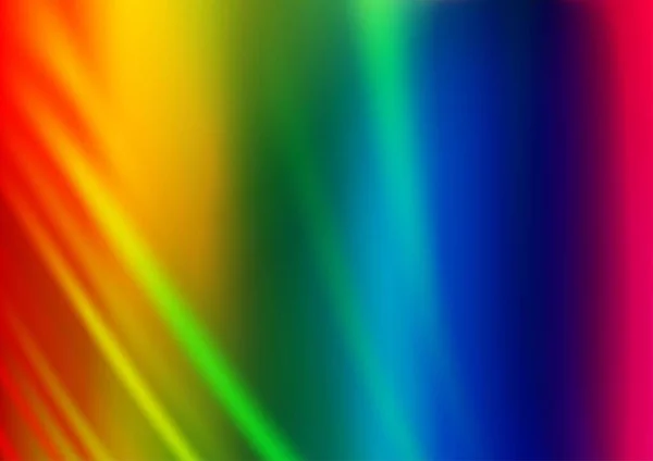Helles Multicolor Rainbow Vector Bokeh Muster — Stockvektor