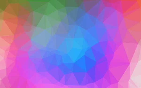 Light Multicolor Rainbow Vector Blurry Triangle Texture — Stock Vector