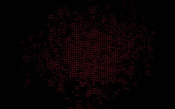 Шаблон Темного Красного Вектора Кругами — стоковый вектор
