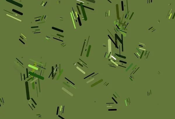 Hellgrünes Vektormuster Mit Schmalen Linien Linien Auf Verschwommenem Abstrakten Hintergrund — Stockvektor