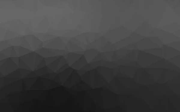 Modèle Mosaïque Triangle Vectoriel Gris Argent Foncé — Image vectorielle