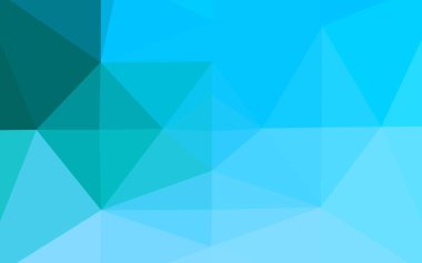 Açık Mavi, Yeşil vektör bulanık üçgen deseni.