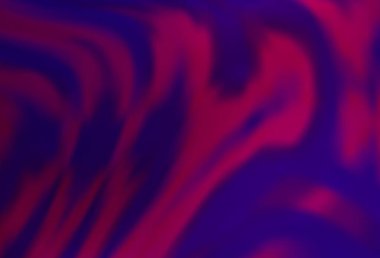 Soyut çizgileri olan koyu mor bir vektör şablonu. Mermer şeklinde parlak eğri çizimler. Marka kitabı için zarif desen.