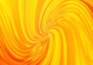 Açık Sarı, kabarcık şekilli turuncu vektör arkaplanı.