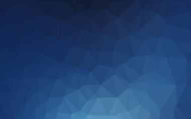 Koyu mavi vektör düşük poli düzeni.