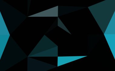 Hafif BLUE vektörü düşük poli kapağı.