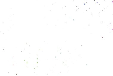 Açık Çokrenkli, Gökkuşağı vektör desenli EUR, JPY, GBP. Bulanık tasarım içinde EUR, JPY, GBP sembolleri var. Piyasa reklamları, krediler için şablon.