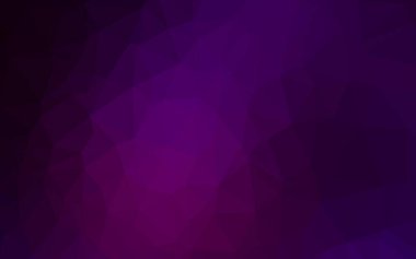 Koyu Mor vektör üçgen arkaplan.