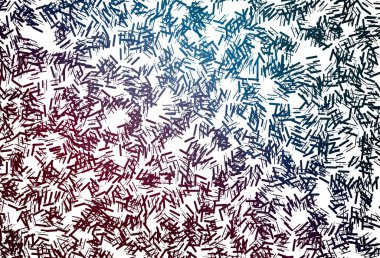 Koyu renk, tekrarlanan çubuklarla gökkuşağı vektör şablonu. Sopalı modern geometrik soyut çizim. TV reklamları için arkaplan.