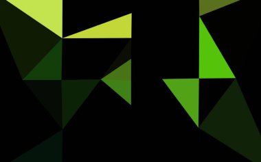 Açık Yeşil vektör bulanık üçgen şablonu.