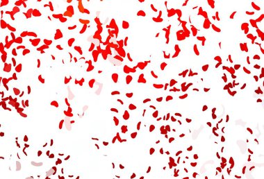 Soyut şekilli açık kırmızı vektör arkaplanı. Soyut tarzda rengarenk gradyan şekilleri olan bir resim. İşiniz için en iyi akıllı tasarım.