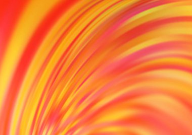 Açık Turuncu çizgili vektör şablonu, oval.