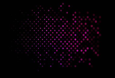 Disklerle koyu mor vektör dokusu. Bulanık dekoratif tasarım baloncuklu soyut tarzda. Güzel web siteleri için desen.