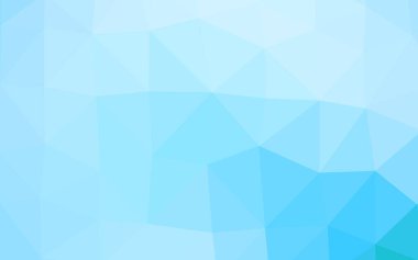 Hafif BLUE vektörü soyut çokgen kapağı.