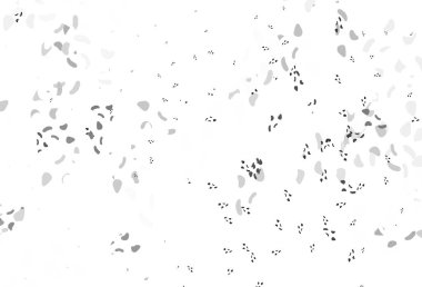 Memphis şekilli açık siyah vektör şablonu. Rastgele şekillerle soyut tarzda dekoratif tasarım. Bir cep telefonu için arka plan.