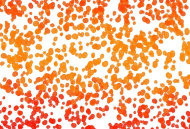 Bükülmüş kurdeleli hafif turuncu vektör şablonu. Bulanık geometrik örnek ve eğimli kabarcıklar. Markan için yeni kompozisyon.