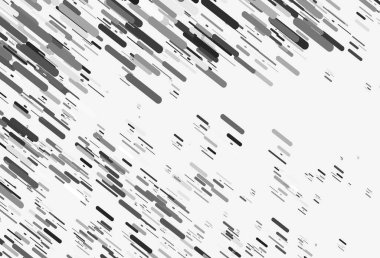 Açık Gümüş, gri arka plan ve uzun çizgiler. Dar çizgileri olan parlak renkli çizimler. Reklamlar, posterler, afişler için desen.