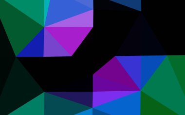 Koyu Çokrenkli, Gökkuşağı vektör bulanık üçgen dokusu.