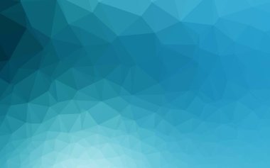 Işık Mavisi vektörü soyut mozaik deseni.