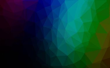 Koyu Çokrenkli, Gökkuşağı vektör bulanık üçgen dokusu.