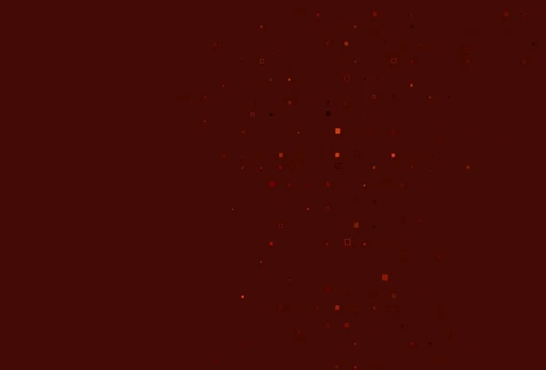 Light Orange Векторный Шаблон Квадратным Стилем Абстрактная Градиентная Иллюстрация Прямоугольниками — стоковый вектор