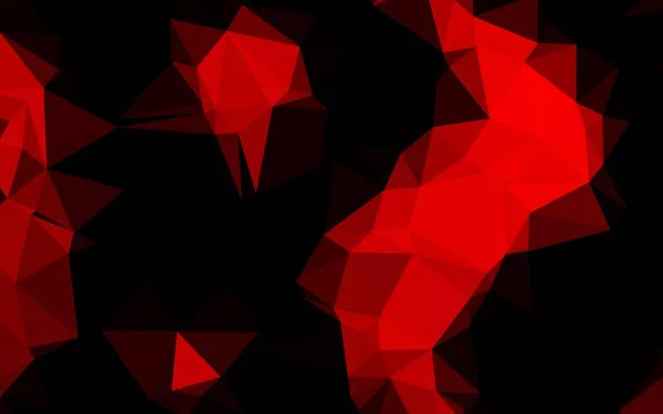 Disposition Abstraite Polygone Vectoriel Rouge Clair — Image vectorielle