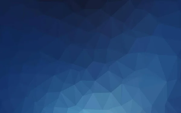 Vecteur Bleu Foncé Low Poly Layout — Image vectorielle