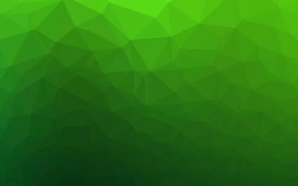 Hellgrüne Vektor Abstrakte Polygonale Textur — Stockvektor