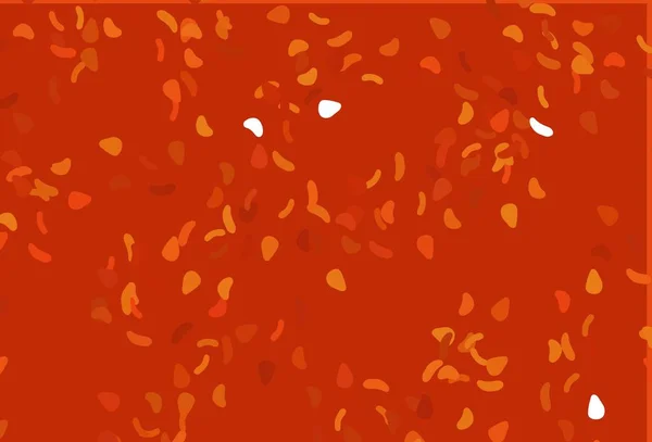 Texture Vectorielle Orange Clair Avec Des Formes Aléatoires Illustration Colorée — Image vectorielle