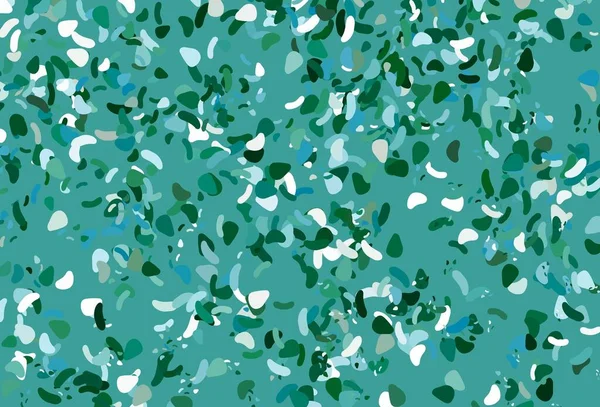 Azul Claro Verde Textura Vetorial Com Formas Aleatórias Ilustração Colorida — Vetor de Stock