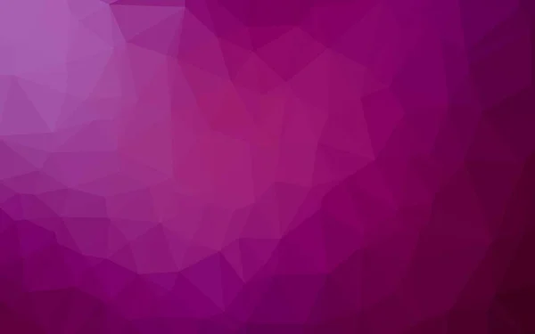 Luz Púrpura Vector Abstracto Mosaico Telón Fondo — Vector de stock