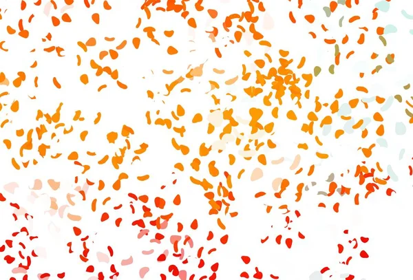Ελαφριά Πορτοκαλί Διανυσματική Υφή Τυχαία Σχήματα Σύγχρονη Αφηρημένη Απεικόνιση Πολύχρωμες — Διανυσματικό Αρχείο