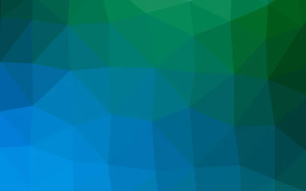 Светло Синий Зеленый Вектор Абстрактное Многоугольное Покрытие — стоковый вектор