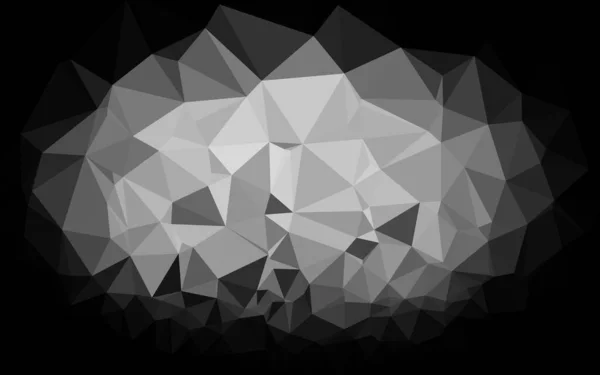 Luz Plata Gris Vector Triángulo Textura Del Mosaico — Vector de stock