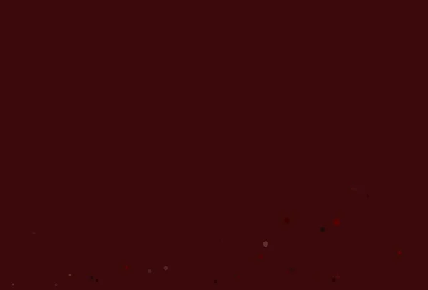 Modèle Vectoriel Rouge Clair Avec Cercles Design Décoratif Flou Dans — Image vectorielle