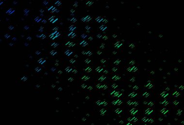 Uzun kuyruklu vektör arkaplanı. Renkli çubuklarla soyut illüstrasyon. İş broşürleri, broşürler için desen.