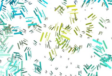 Uzun kuyruklu vektör arkaplanı. Renkli çubuklarla soyut illüstrasyon. İş broşürleri, broşürler için desen.