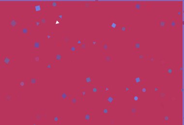 Geometrik şekilli renkli bir arka plan. Reklamlar, broşürler için desen. Soyut vektör illüstrasyonu 