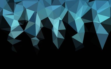 Geometrik tarzda dekoratif tasarım. Soyut vektör arkaplanı 