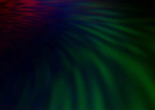 Dark Multicolor Rainbow Vector Blurred Colored Background — Stock Vector