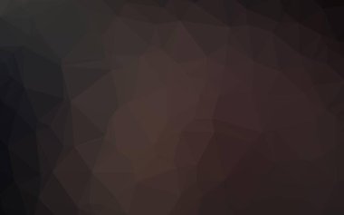 Koyu siyah vektör soyut çokgen düzeni.