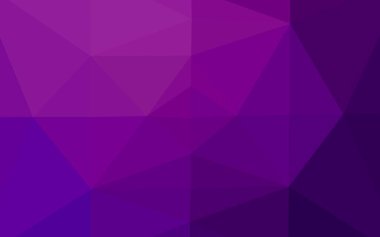 Koyu Mor vektör üçgen mozaik örtüsü.