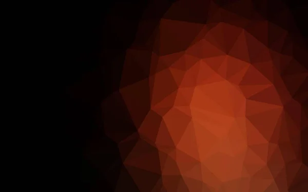 ダークレッドベクトル多角形の背景 — ストックベクタ