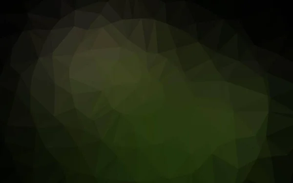 Vector Verde Oscuro Brillante Fondo Triangular — Archivo Imágenes Vectoriales