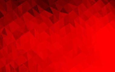 Açık Kırmızı Vektör Çokgen arkaplanı.