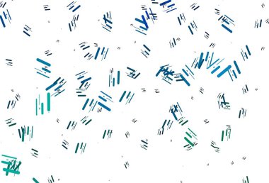 Açık mavi, düz çizgileri olan yeşil vektör arkaplan. Soyut şablondaki çizgilerle dekoratif parlak çizimler. Reklamınız, posteriniz, afişiniz için en iyi tasarım.