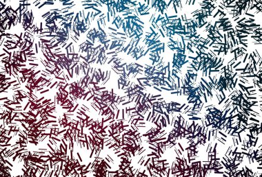 Koyu mavi, tekrarlanan çubuklu sarı vektör şablonu. Soyut şablondaki çizgilerle dekoratif parlak çizimler. Reklamınız, posteriniz, afişiniz için en iyi tasarım.