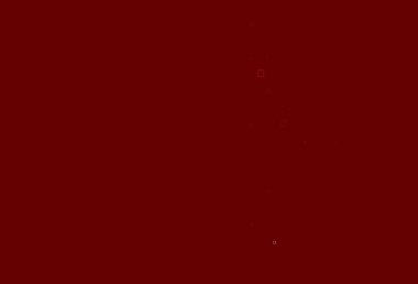 Dairesel ve dikdörtgenli açık kırmızı vektör arkaplanı. Parlak, soyut çemberler ve küpler çizilmiş bir resim. Reklamlar, broşürler için desen.