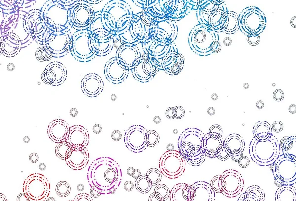 stock vector Light Blue, Red vector template with circles. Beautiful colored illustration with blurred circles in nature style. Pattern for beautiful websites.